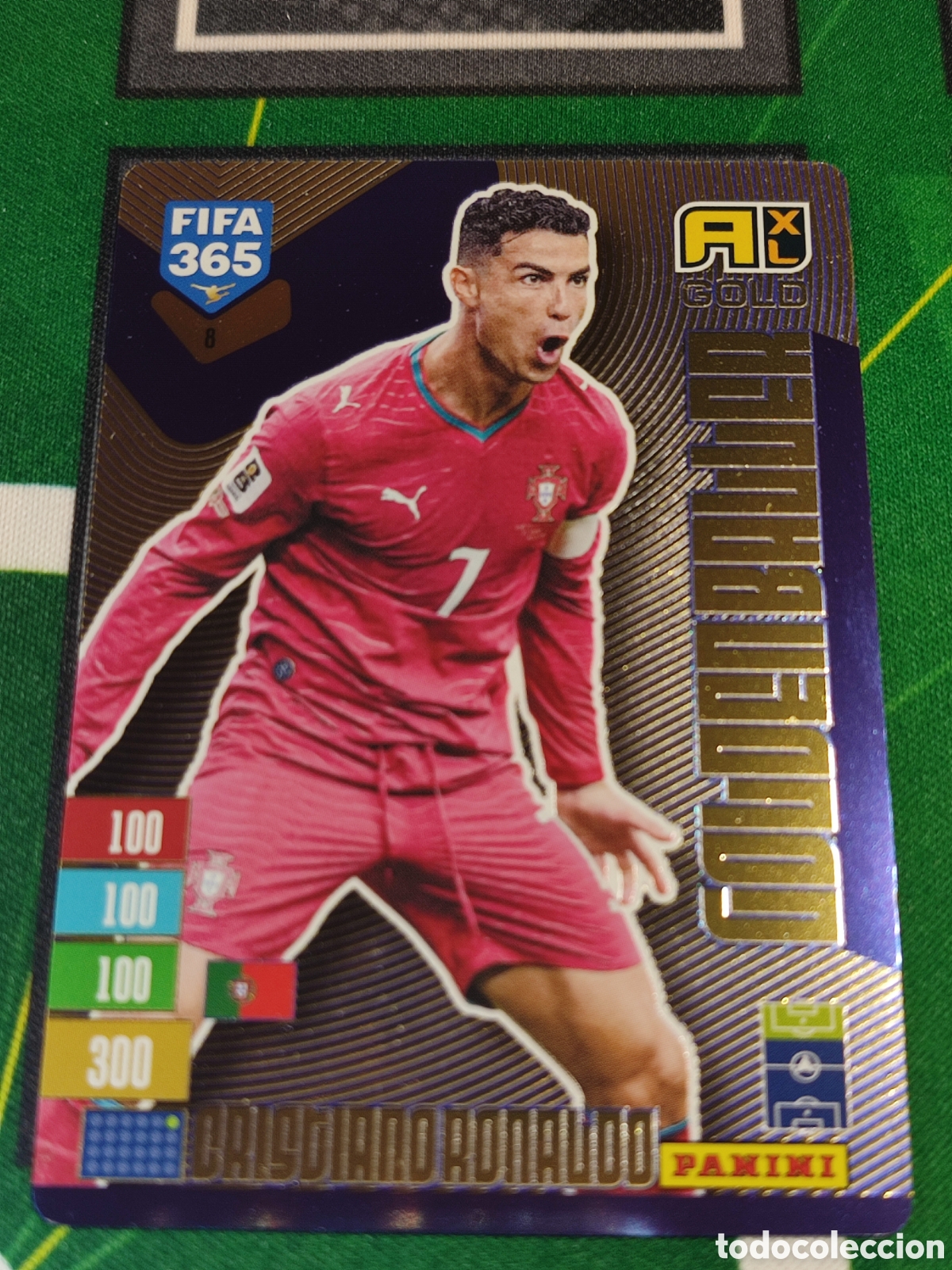 Cromos de Futebol: 8 Cristiano Ronaldo Portugal Golden Baller Adrenalyn XL Panini FIFA 365 2026 2027 26 27