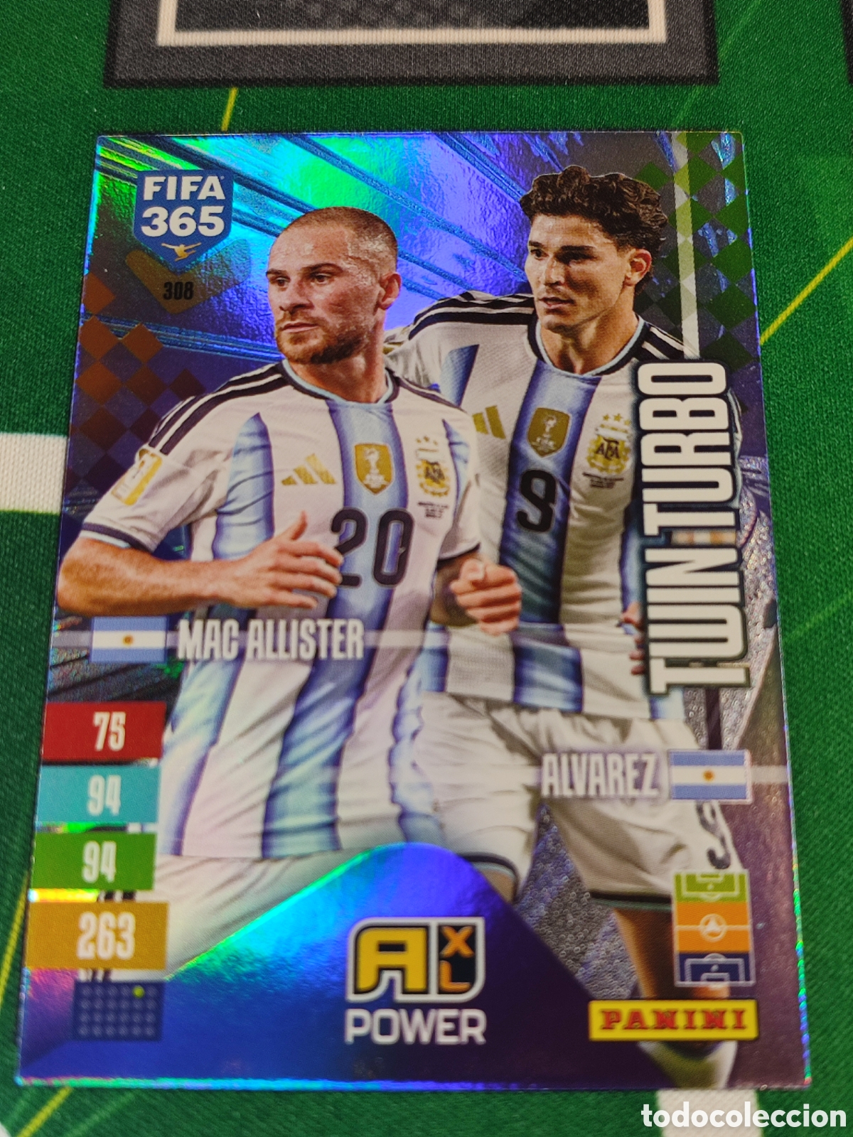 Cromos de Futebol: 308 Alexis Mac Allister / Juli&aacute;n Alvarez Argentina Twin Turbo Adrenalyn XL Panini FIFA 365 2026 2027