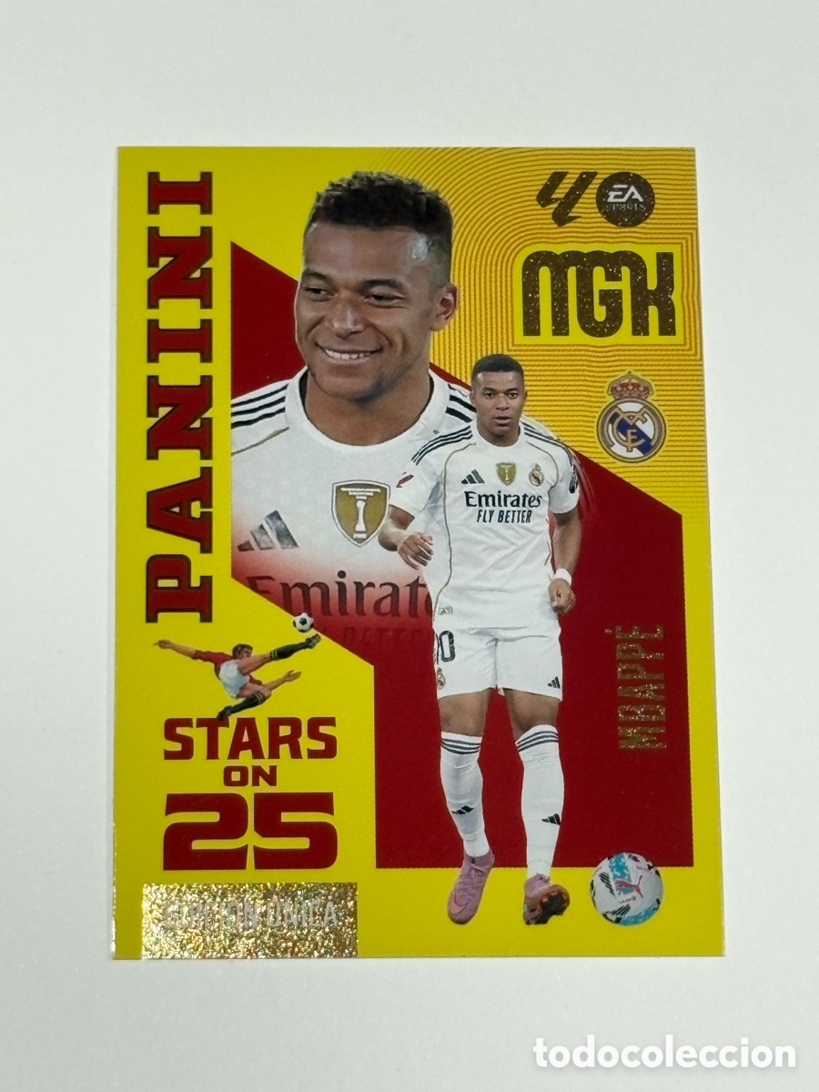 Football Stickers: Mbappe 450 Stars On 25 Megacracks 26 27 2026-27 Panini Edici&oacute;n &Uacute;nica Mbapp&eacute;