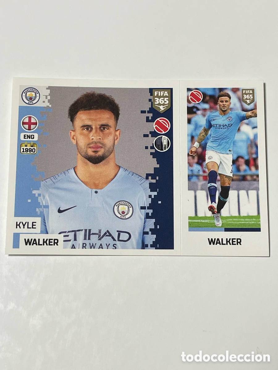 Football Stickers: Kyle Walker Manchester City Panini 365 18/19 #28