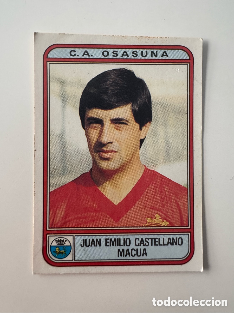 Fu&szlig;ball-Sticker: Figurine Panini Futbol 82 Osasuna &ndash; N&ordm; 193 &ndash; JUAN EMILIO CASTELLANO MACUA