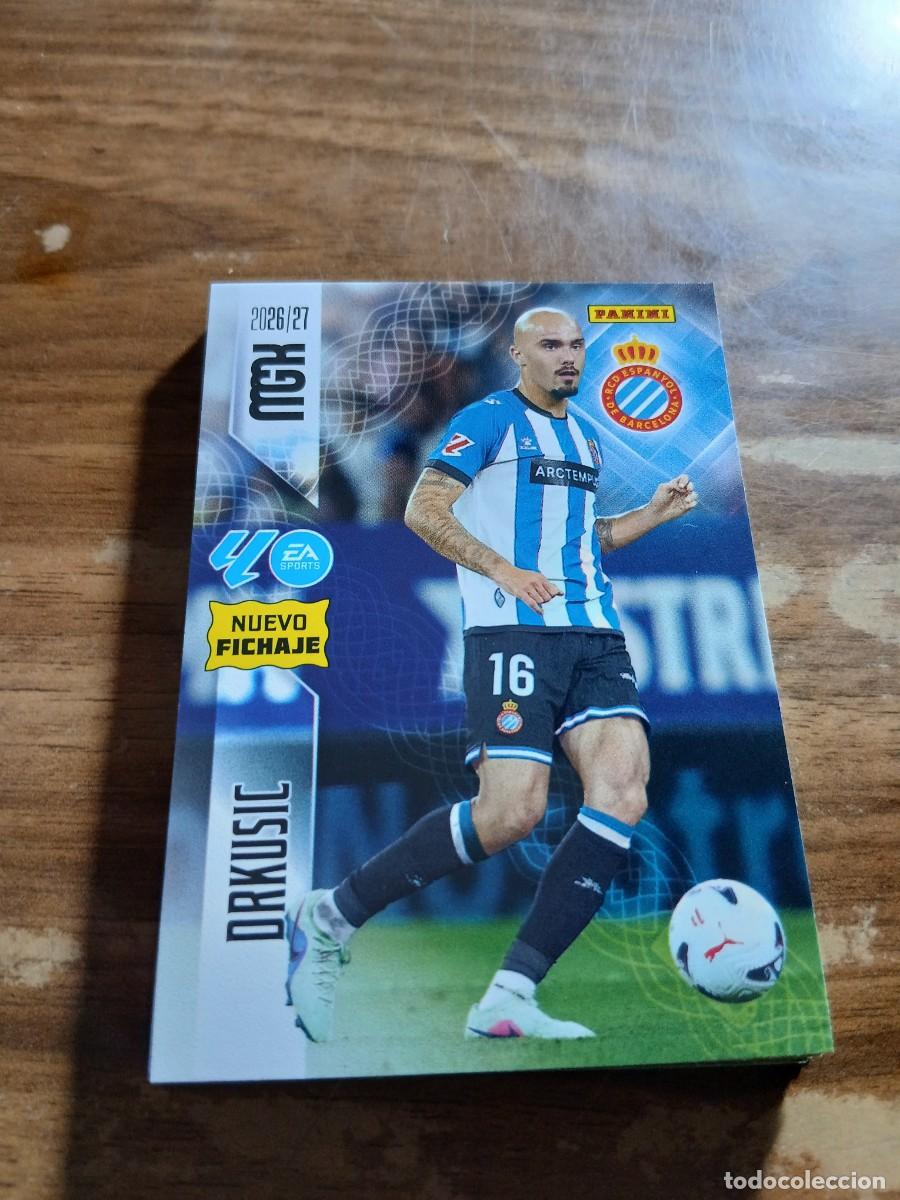 Cromos de f&uacute;tbol: CARD MEGACRACKS TEMPORADA 26/27: NUEVO FICHAJE DRKUSTIC, N&deg; 476