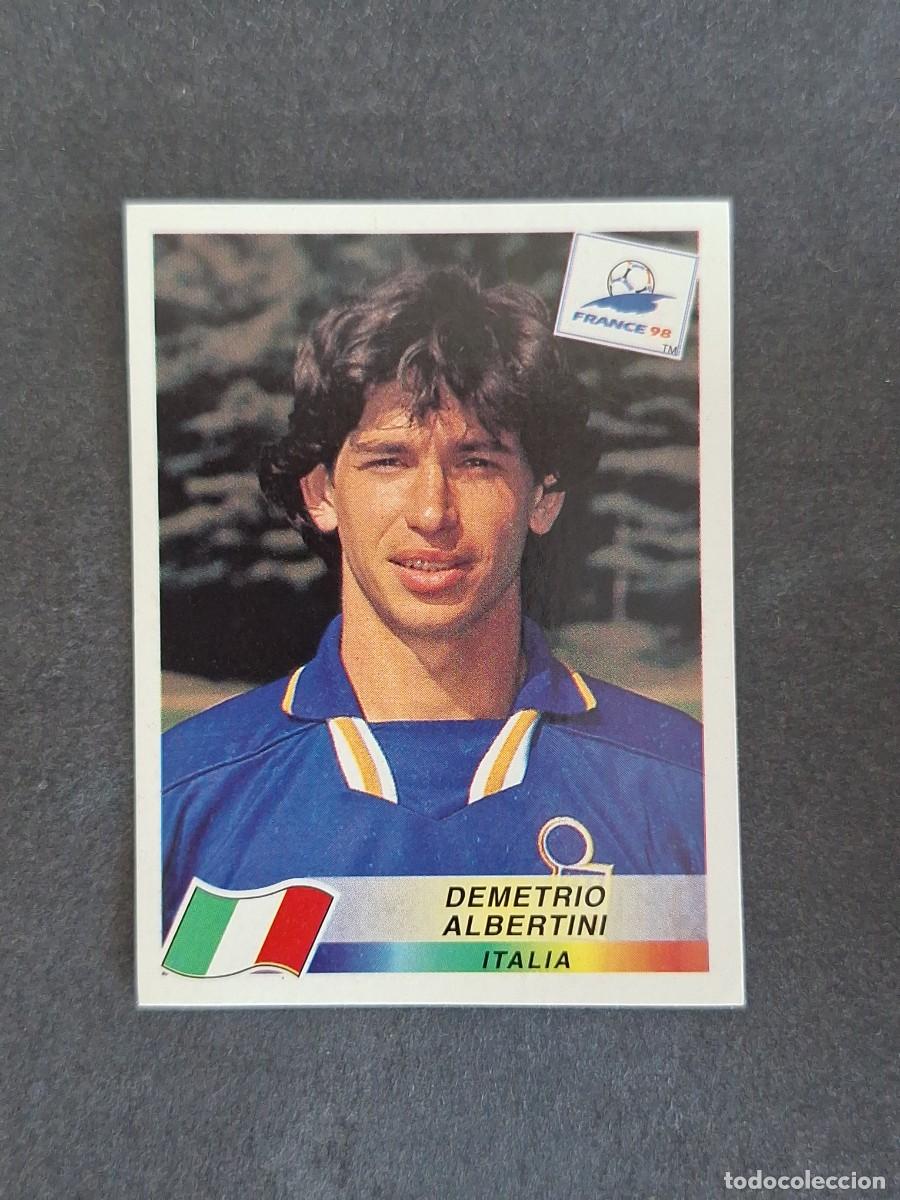 Cromos de f&uacute;tbol: L1 DEMETRIO ALBERTINI SELECCION ITALIA 94 MUNDIAL FRANCIA 98 1998 PANINI NUNCA PEGADO SIN PEGAR