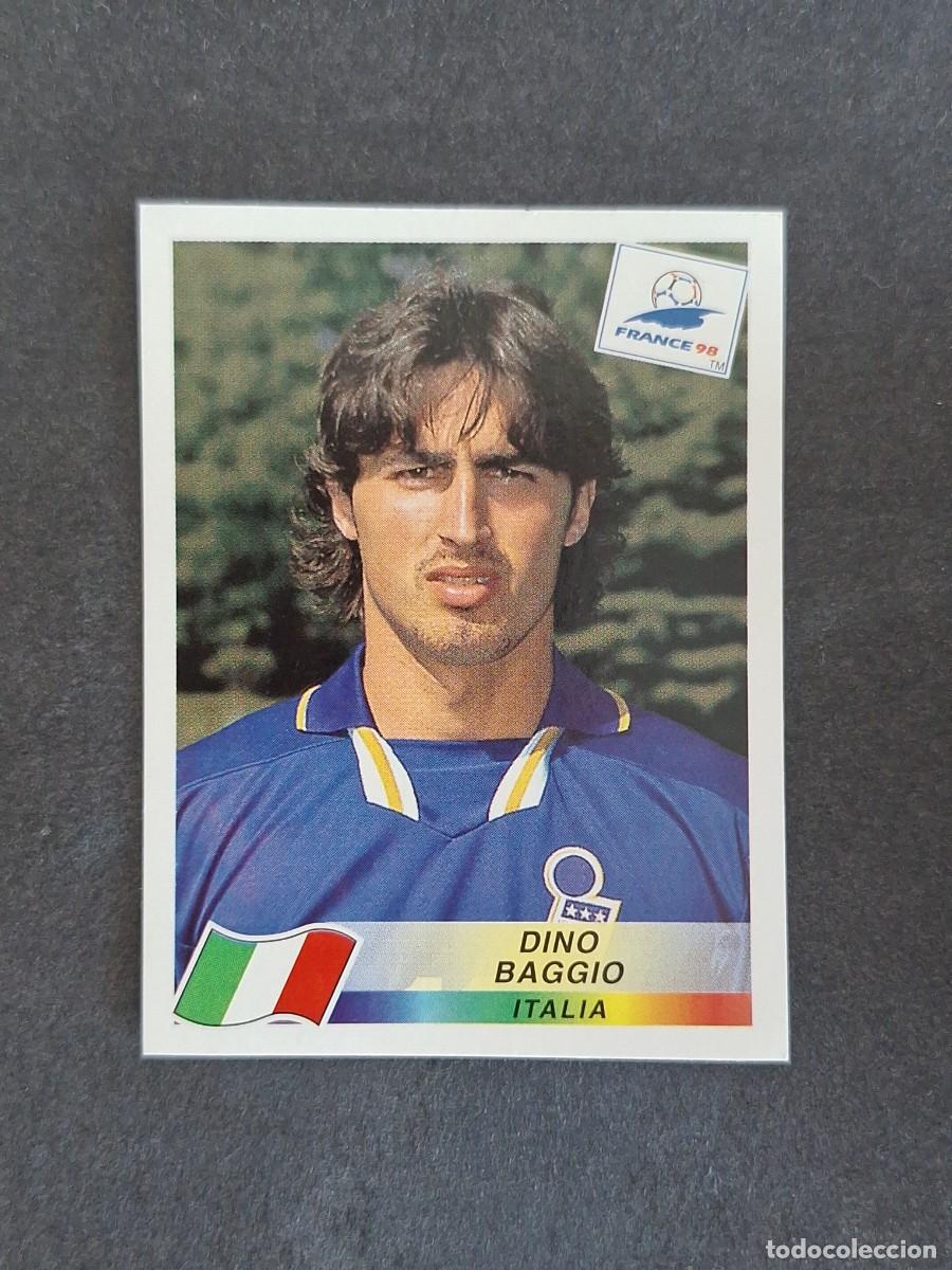 Cromos de f&uacute;tbol: L1 DINO BAGGIO SELECCION ITALIA 95 MUNDIAL FRANCIA 98 1998 PANINI NUNCA PEGADO SIN PEGAR