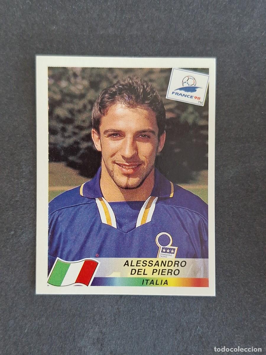 Cromos de f&uacute;tbol: L1 ALESSANDRO DEL PIERO SELECCION ITALIA 97 MUNDIAL FRANCIA 98 1998 PANINI NUNCA PEGADO SIN PEGAR