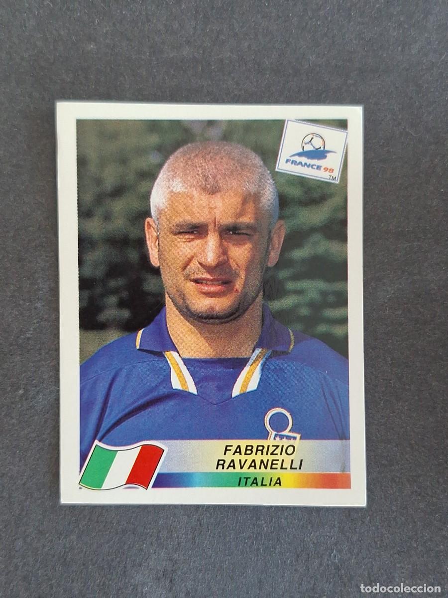 Cromos de f&uacute;tbol: L1 FABRIZIO RAVANELLI SELECCION ITALIA 98 MUNDIAL FRANCIA 98 1998 PANINI NUNCA PEGADO SIN PEGAR