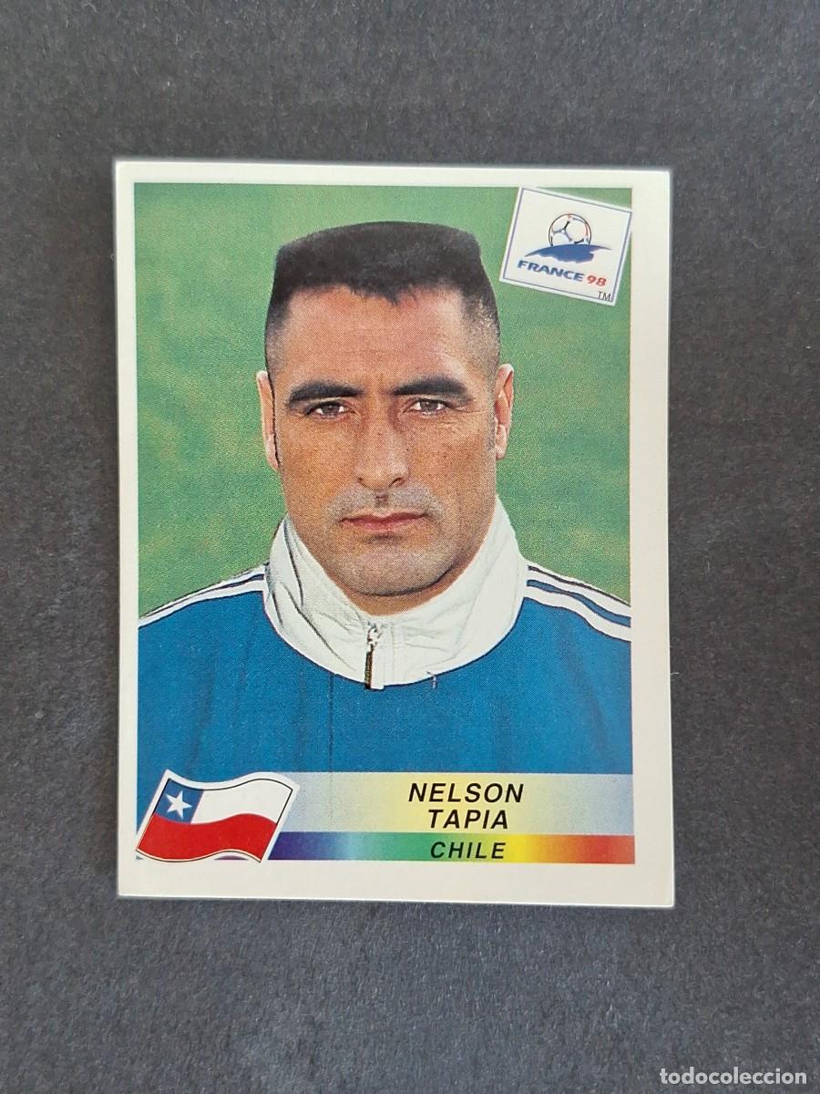 Cromos de f&uacute;tbol: L1 NELSON TAPIA SELECCION CHILE 104 MUNDIAL FRANCIA 98 1998 PANINI NUNCA PEGADO SIN PEGAR