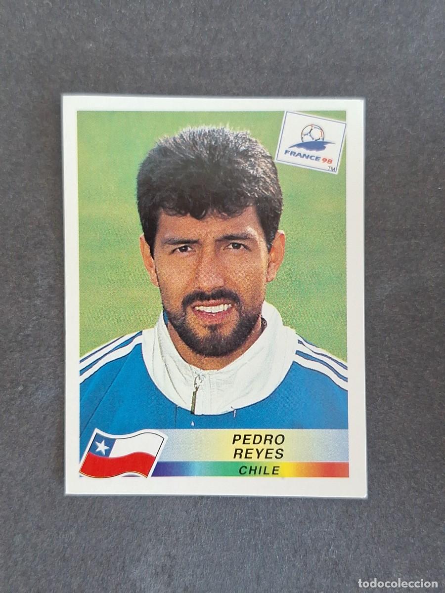 Cromos de f&uacute;tbol: L1 PEDRO REYES SELECCION CHILE 108 MUNDIAL FRANCIA 98 1998 PANINI NUNCA PEGADO SIN PEGAR