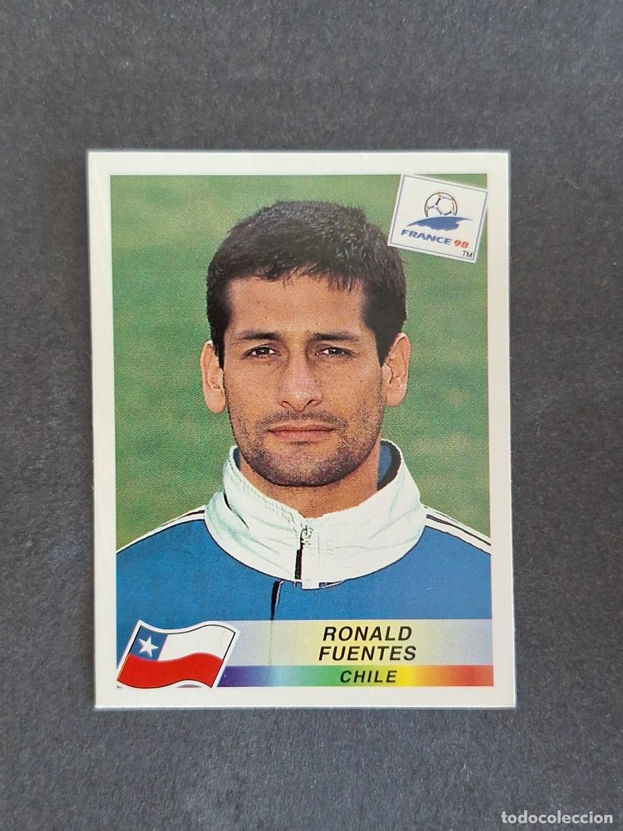 Cromos de f&uacute;tbol: L1 RONALD FUENTES SELECCION CHILE 109 MUNDIAL FRANCIA 98 1998 PANINI NUNCA PEGADO SIN PEGAR