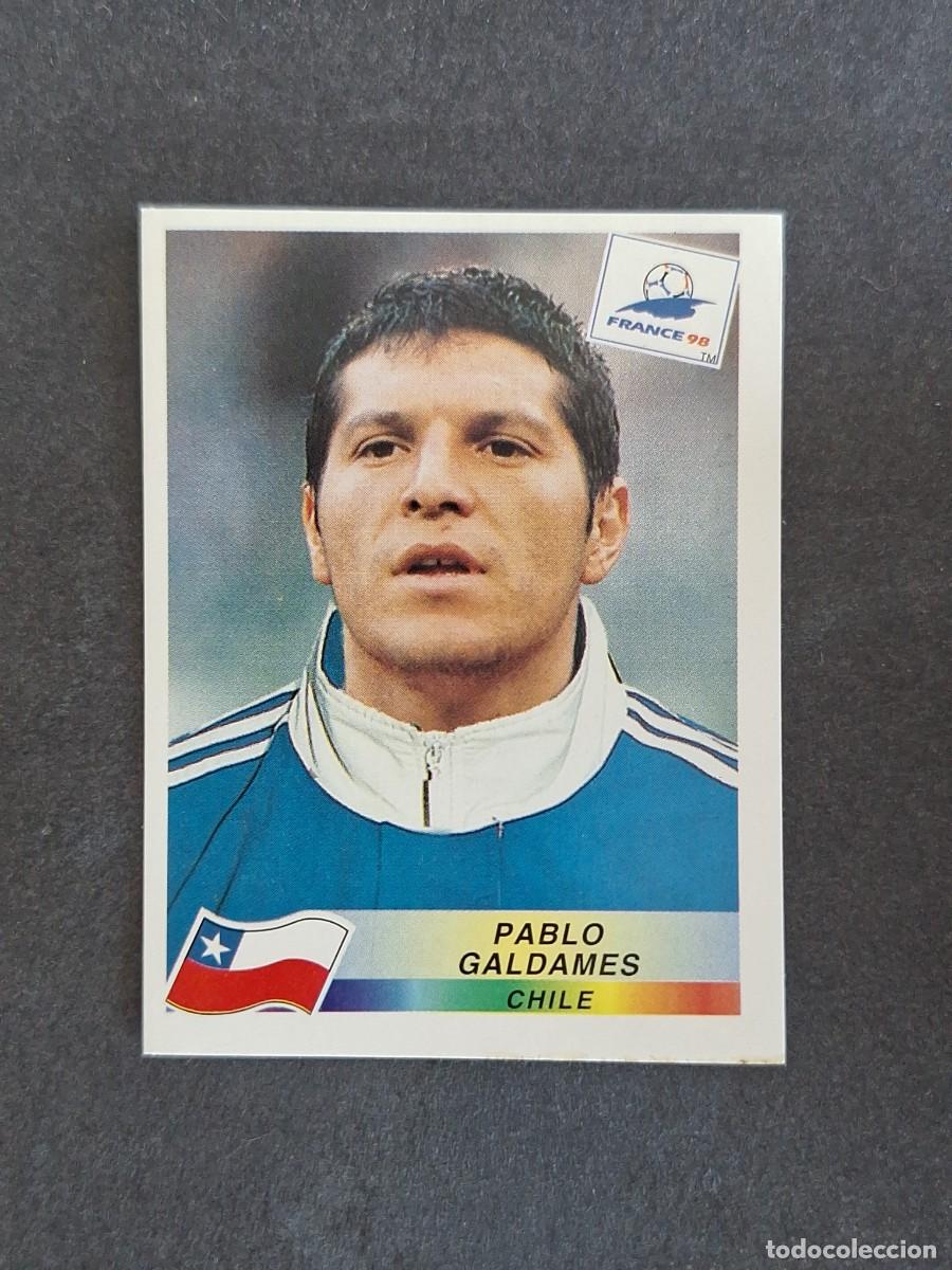 Cromos de f&uacute;tbol: L1 PABLO GALDAMES SELECCION CHILE 115 MUNDIAL FRANCIA 98 1998 PANINI NUNCA PEGADO SIN PEGAR