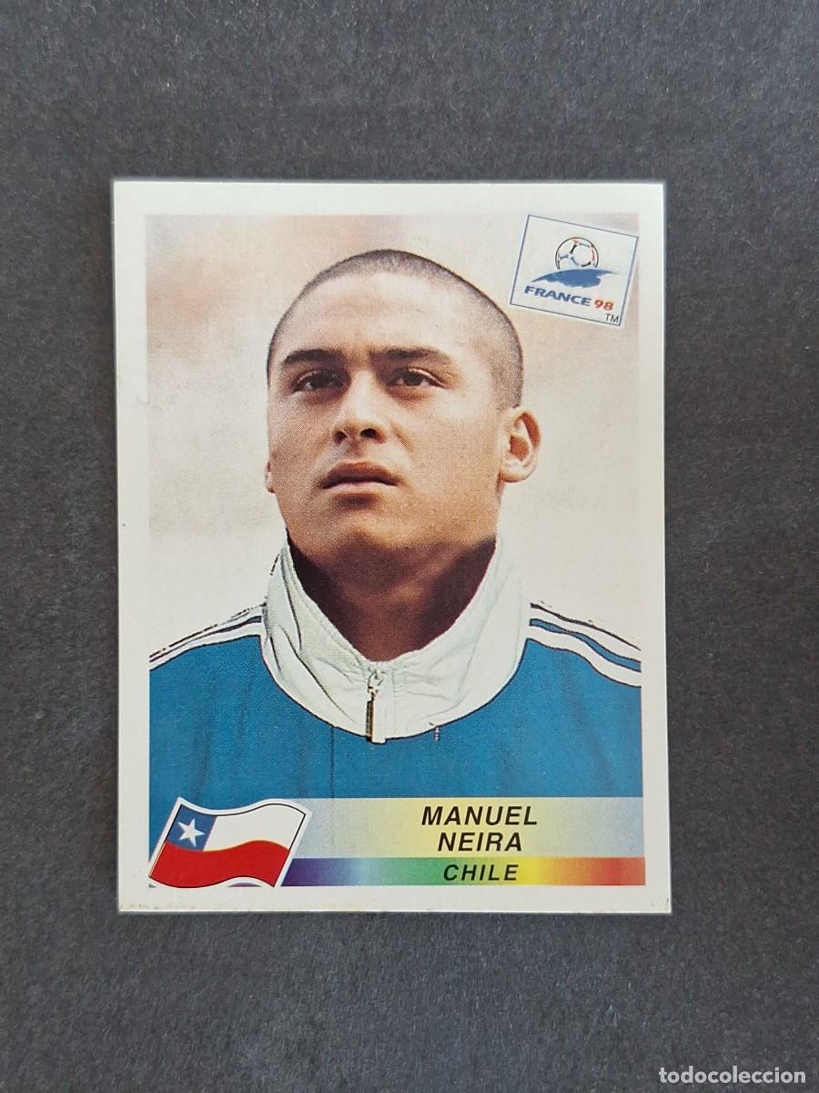 Cromos de f&uacute;tbol: L1 MANUEL NEIRA SELECCION CHILE 117 MUNDIAL FRANCIA 98 1998 PANINI NUNCA PEGADO SIN PEGAR