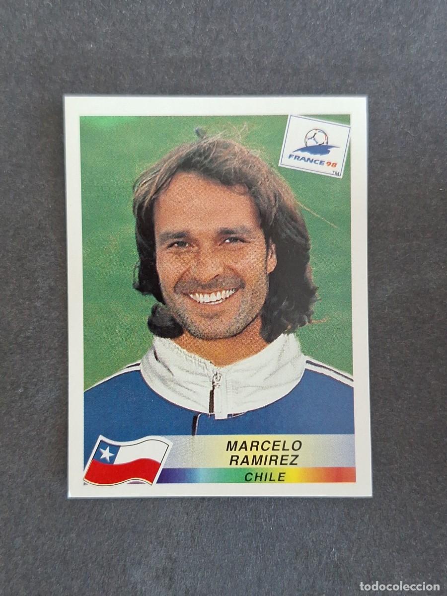 Cromos de f&uacute;tbol: L1 MARCELO RAMIREZ SELECCION CHILE 119 MUNDIAL FRANCIA 98 1998 PANINI NUNCA PEGADO SIN PEGAR