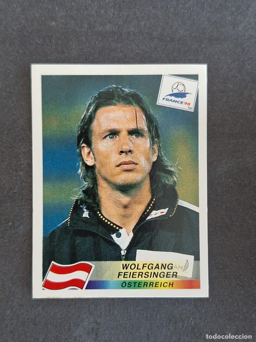 Cromos de f&uacute;tbol: L1 WOLFGANG FEIERSINGER SELECCION AUSTRIA 142 MUNDIAL FRANCIA 98 1998 PANINI NUNCA PEGADO SIN PEGAR
