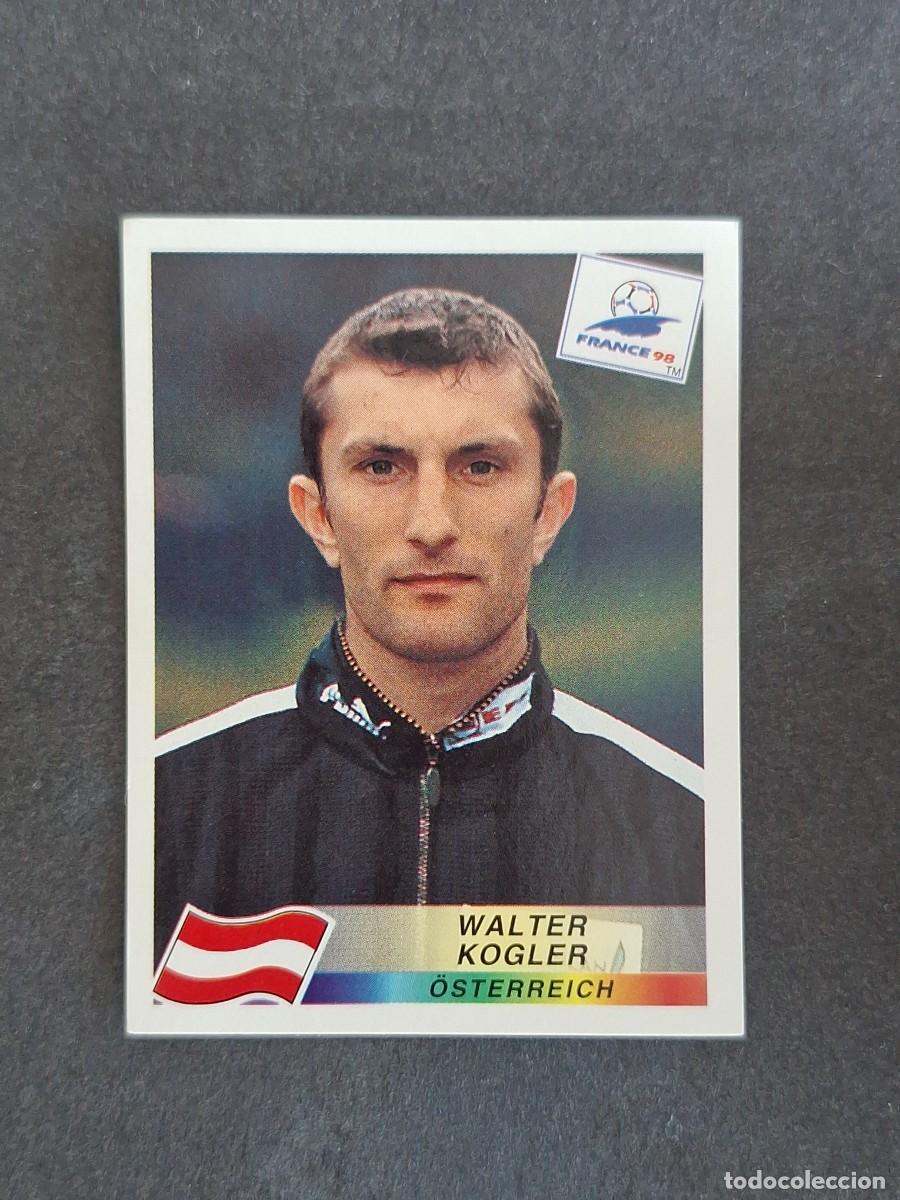 Cromos de f&uacute;tbol: L1 WALTER KOGLER SELECCION AUSTRIA 144 MUNDIAL FRANCIA 98 1998 PANINI NUNCA PEGADO SIN PEGAR