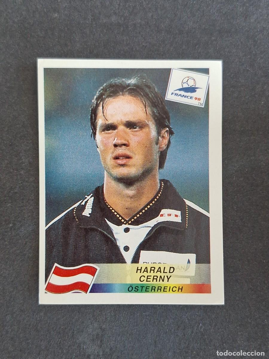 Cromos de f&uacute;tbol: L1 HARALD CERNY SELECCION AUSTRIA 150 MUNDIAL FRANCIA 98 1998 PANINI NUNCA PEGADO SIN PEGAR