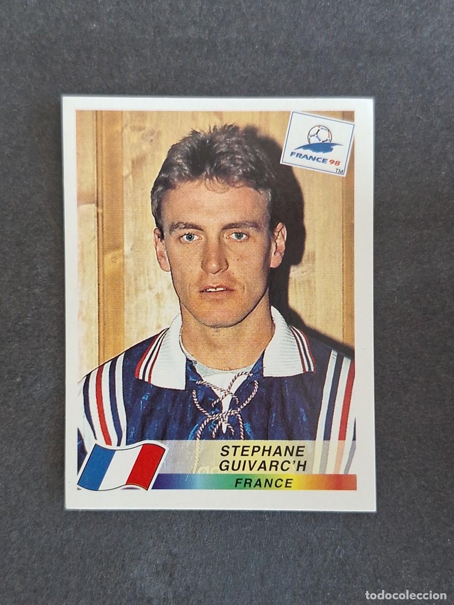 Cromos de f&uacute;tbol: L1 STEPHANE GUIVARC'H SELECCION FRANCIA 170 MUNDIAL FRANCIA 98 1998 PANINI NUNCA PEGADO SIN PEGAR