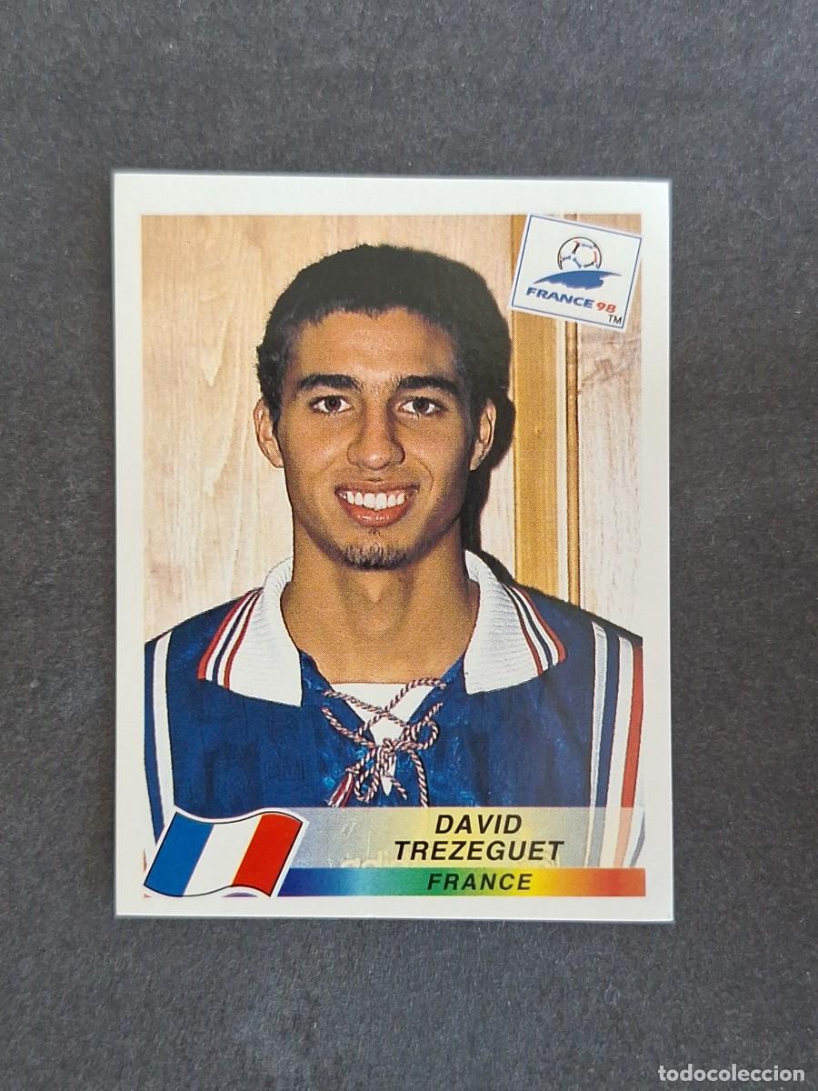 Cromos de f&uacute;tbol: L1 DAVID TREZEGUET SELECCION FRANCIA 171 MUNDIAL FRANCIA 98 1998 PANINI NUNCA PEGADO SIN PEGAR