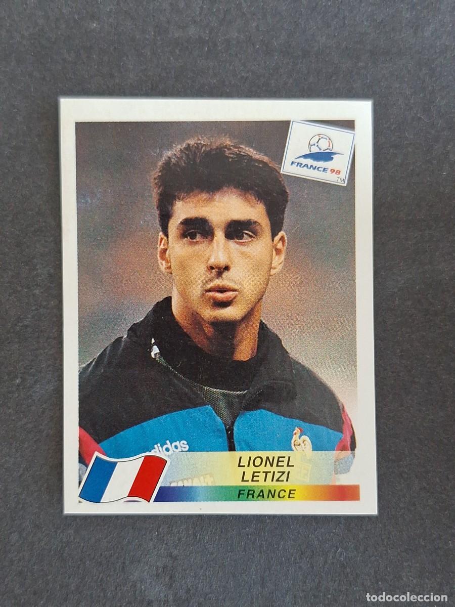 Cromos de f&uacute;tbol: L1 LIONEL LETIZI SELECCION FRANCIA 173 MUNDIAL FRANCIA 98 1998 PANINI NUNCA PEGADO SIN PEGAR