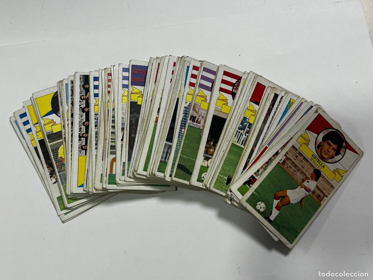 Cromos de f&uacute;tbol: LOTE 118 CROMOS. LIGA ESTE. 85/86. CROMOS NUEVOS. TODOS DIFERENTE.