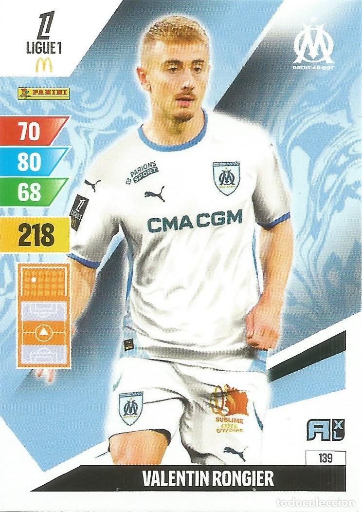 Cromos de f&uacute;tbol: Carta N&uacute;mero 139 - Valentin Rongier - OM - Ligue 1 McDonald's 2024-25 - Adrenalyn XL (Panini, 2024)