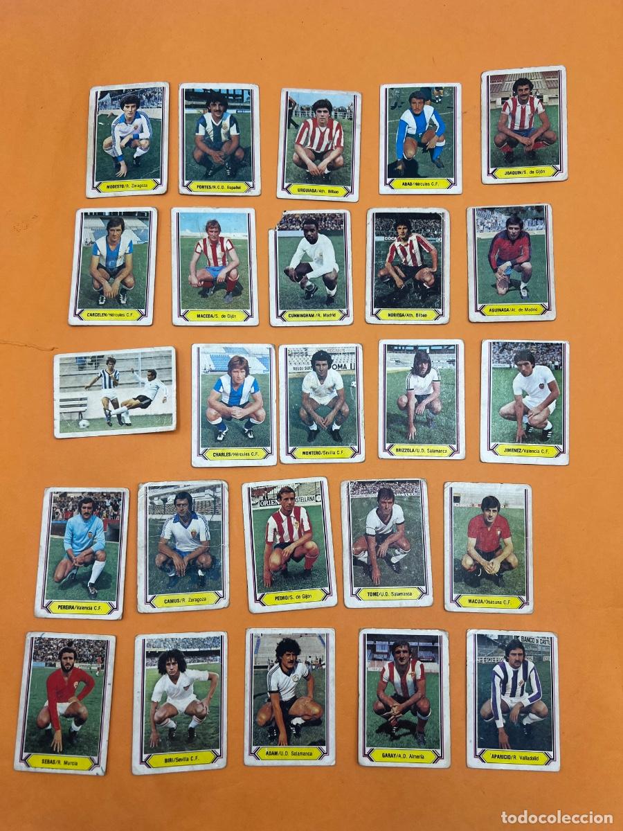 Figurine di Calcio: LOTE 25 CROMOS. LIGA ESTE. 80/81. DESPEGADOS. TODOS DIFERENTES.