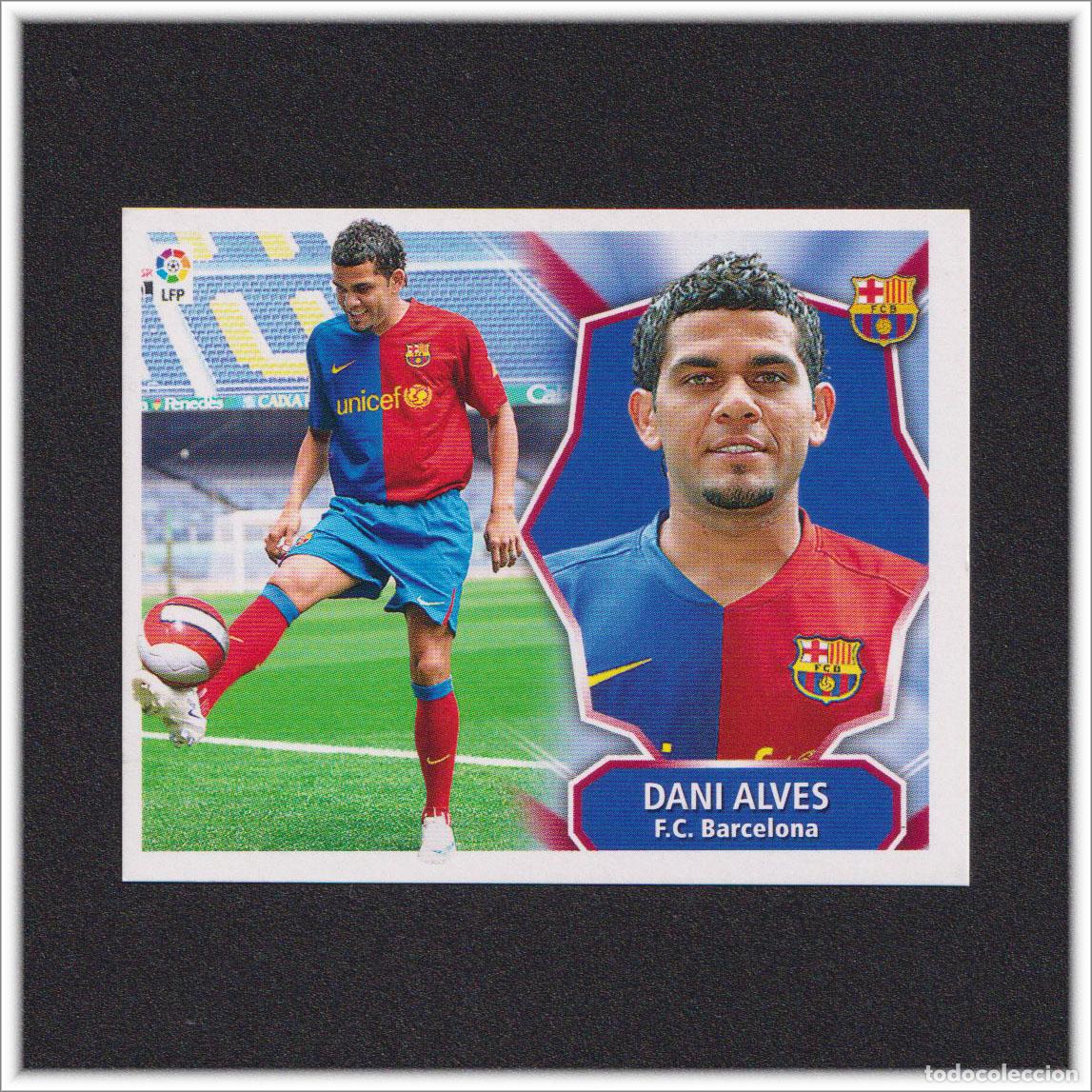 Cartes &agrave; collectionner de Football: LIGA ESTE 2008 2009 08 09 PANINI DANI ALVES N&ordm; 2 FICHAJE BARCELONA COLECCI&Oacute;N LIGA ALBUM BAR&Ccedil;A