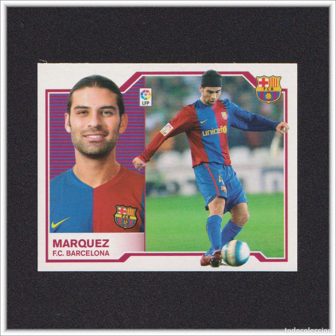 Cartes &agrave; collectionner de Football: LIGA ESTE 2007 2008 07 08 PANINI RAFA MARQUEZ BARCELONA COLECCI&Oacute;N LIGA ALBUM BAR&Ccedil;A