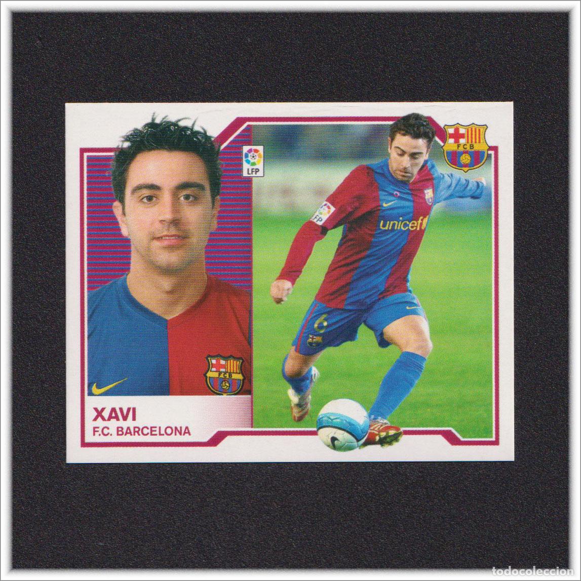 Cartes &agrave; collectionner de Football: LIGA ESTE 2007 2008 07 08 PANINI XAVI HERNANDEZ BARCELONA COLECCI&Oacute;N LIGA ALBUM BAR&Ccedil;A