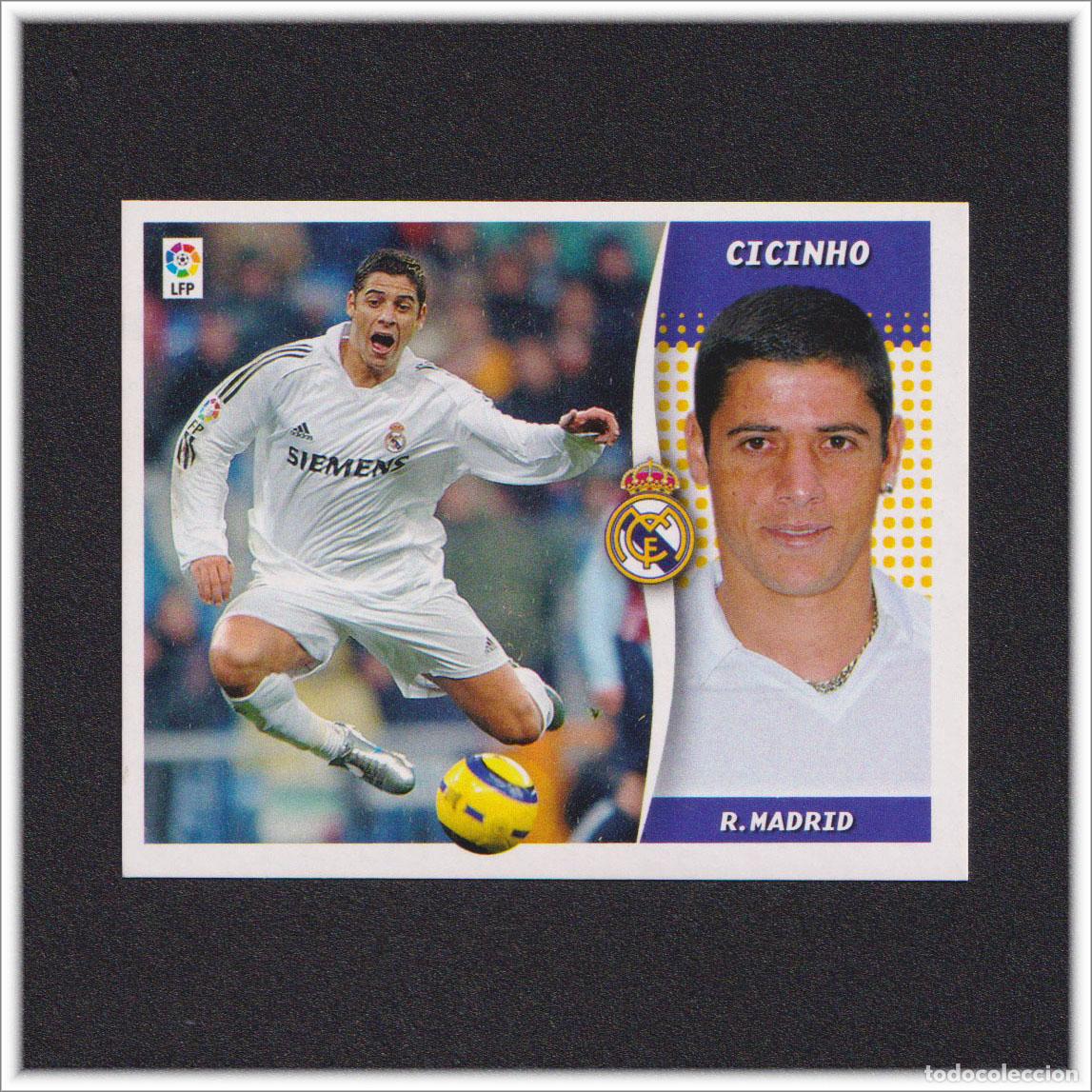 Cromos de f&uacute;tbol: LIGA ESTE 2006 2007 06 07 PANINI CICINHO REAL MADRID COLECCI&Oacute;N ALBUM F&Uacute;TBOL