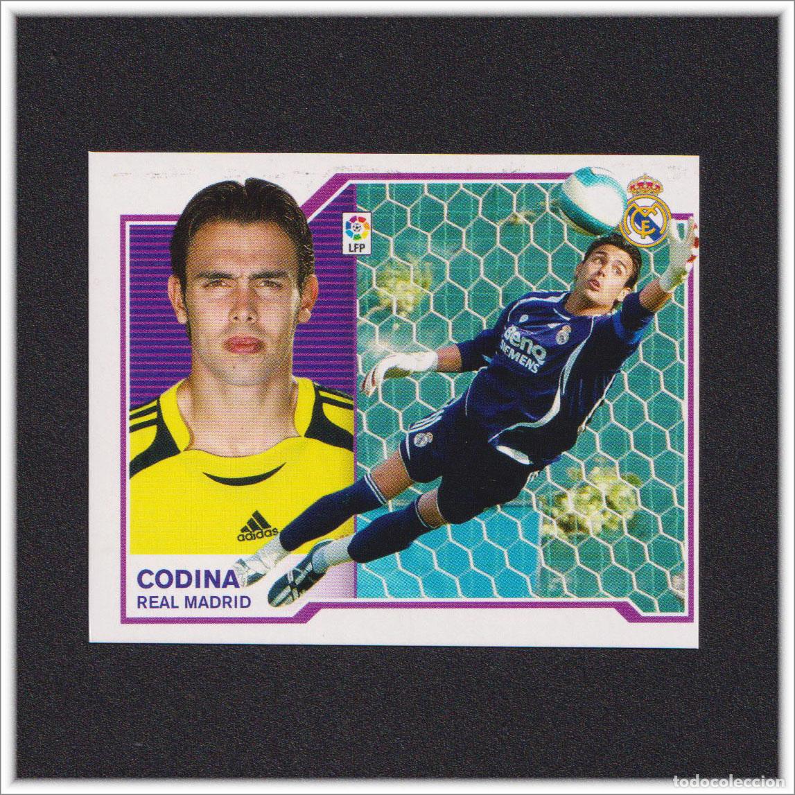 Cromos de f&uacute;tbol: LIGA ESTE 2007 2008 07 08 PANINI CODINA REAL MADRID COLECCI&Oacute;N ALBUM F&Uacute;TBOL