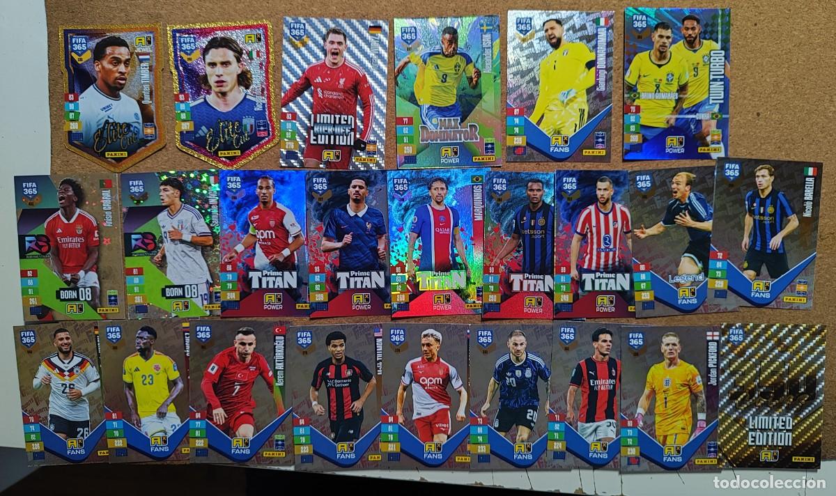 Cartes &agrave; collectionner de Football: ADRENALYN XL FIFA 365 2027 LOTE DE 24 CARDS ESPECIALES SIN REPETIR, # PANINI