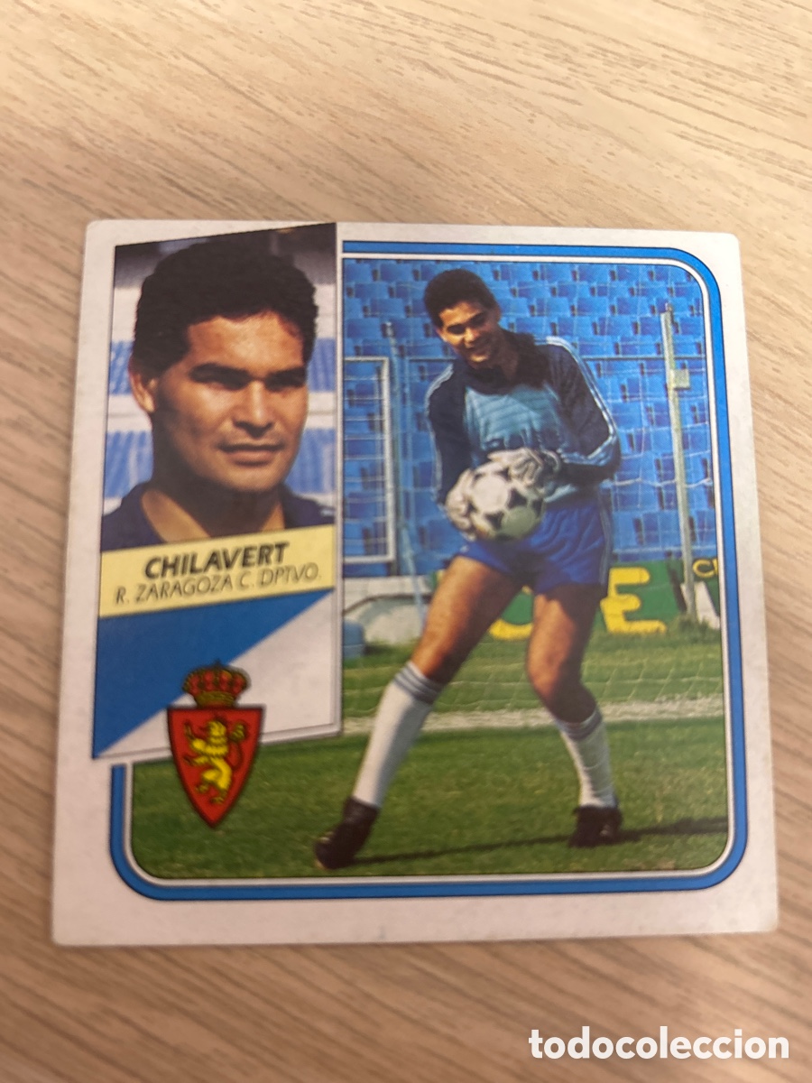 Cromos de f&uacute;tbol: CHILAVERT REAL ZARAGOZA LIGA ESTE 1989 1990 89 90 SIN PEGAR NUNCA PEGADO