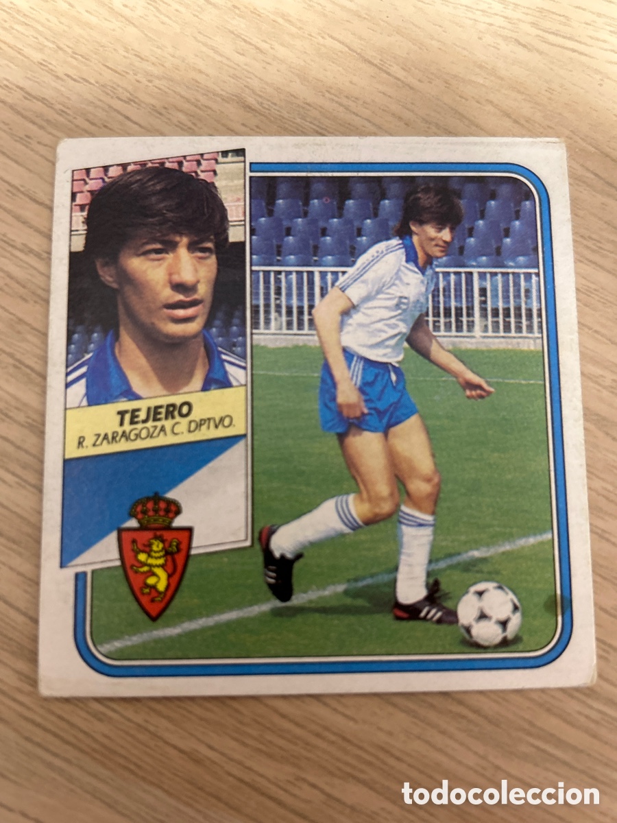 Cromos de f&uacute;tbol: TEJERO REAL ZARAGOZA LIGA ESTE 1989 1990 89 90 SIN PEGAR NUNCA PEGADO