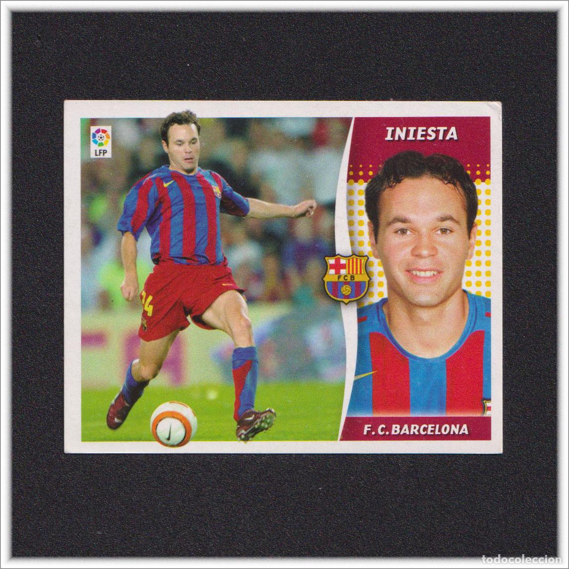 Cromos de f&uacute;tbol: LIGA ESTE 2006 2007 06 07 PANINI INIESTA BARCELONA COLECCI&Oacute;N ALBUM F&Uacute;TBOL BAR&Ccedil;A