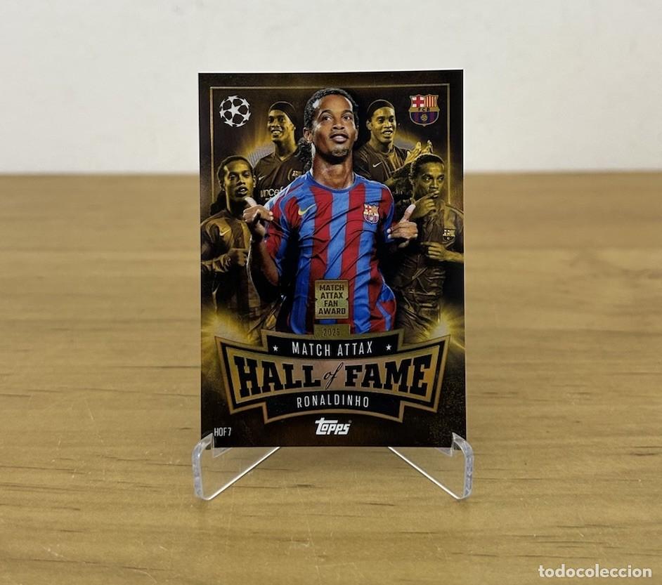 Cromos de f&uacute;tbol: Ronaldinho Hall of Fame &ndash; Topps Match Attax 2025-26 FC Barcelona