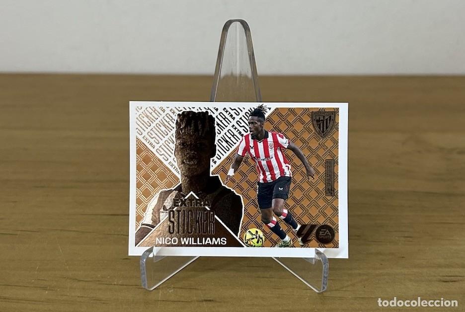 Cartes &agrave; collectionner de Football: Nico Williams Extra Sticker BRONCE &ndash; LaLiga Este 2026-27 Panini Athletic Club