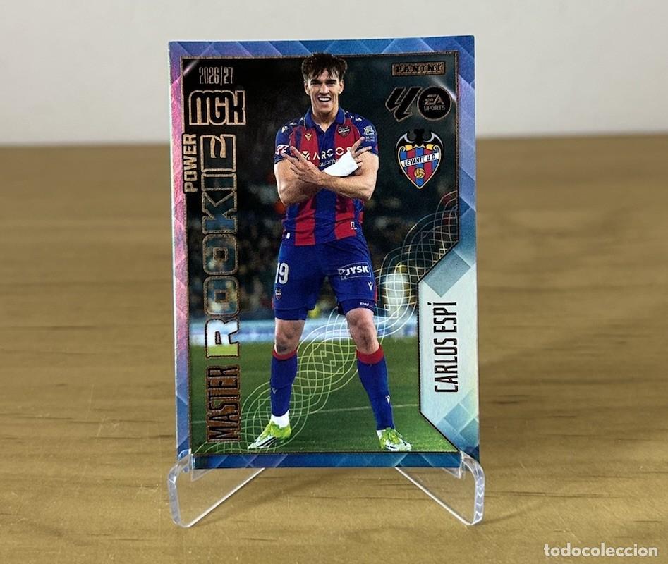 Cartes &agrave; collectionner de Football: Carlos Esp&iacute; M&aacute;ster Rookie Power n&ordm;408P &ndash; Megacracks LaLiga 2026-27 Panini Levante UD