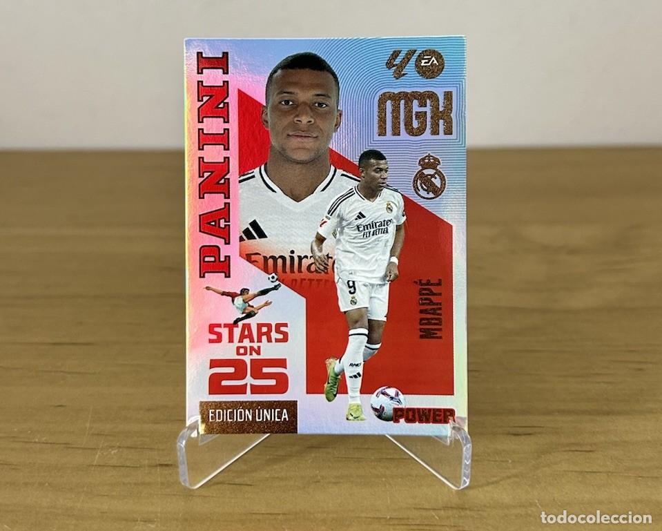Cartes &agrave; collectionner de Football: Kylian Mbapp&eacute; Stars On 25 Power n&ordm;450P &ndash; Megacracks LaLiga 2026-27 Panini Real Madrid