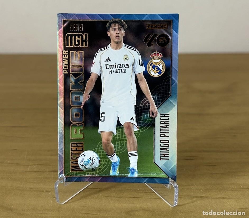 Cartes &agrave; collectionner de Football: Thiago Pitarch M&aacute;ster Rookie Power n&ordm;419P &ndash; Megacracks LaLiga 2026-27 Panini Real Madrid