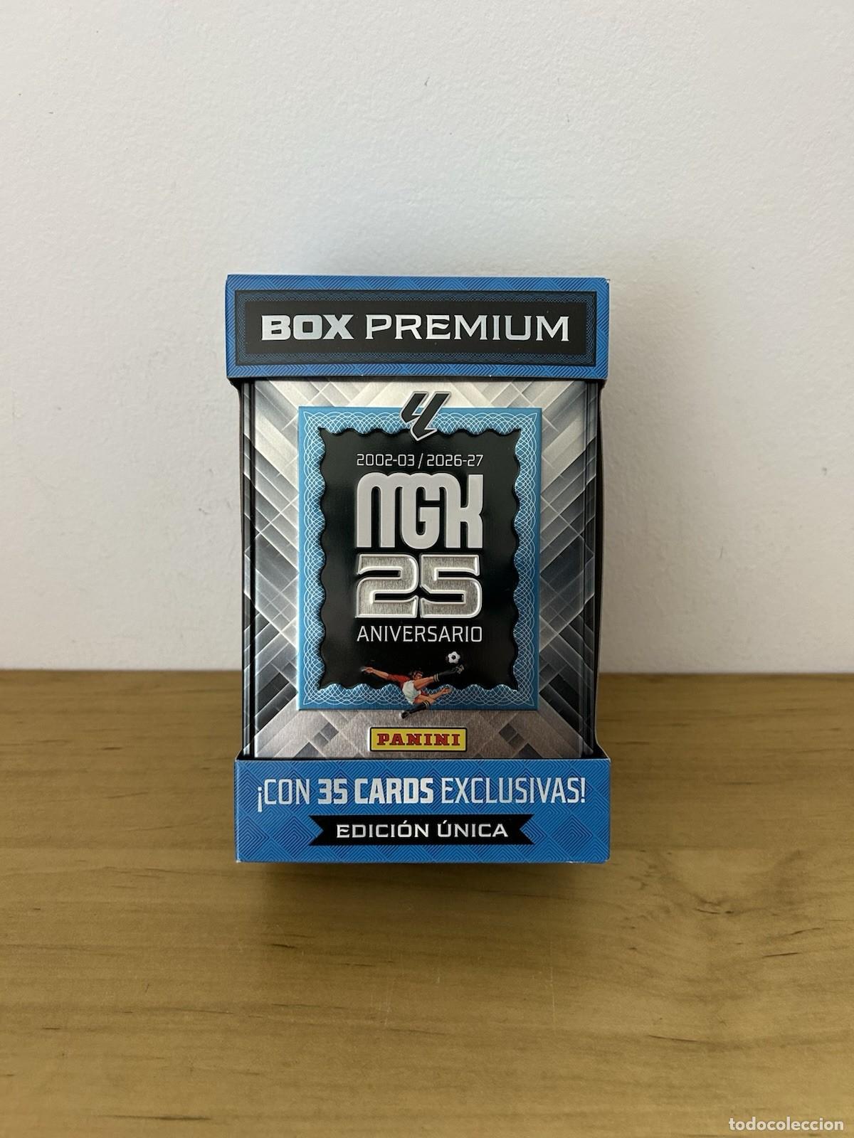 Cartes &agrave; collectionner de Football: Box Premium 25 Aniversario Edici&oacute;n &Uacute;nica &ndash; Megacracks LaLiga 2026-27 Panini