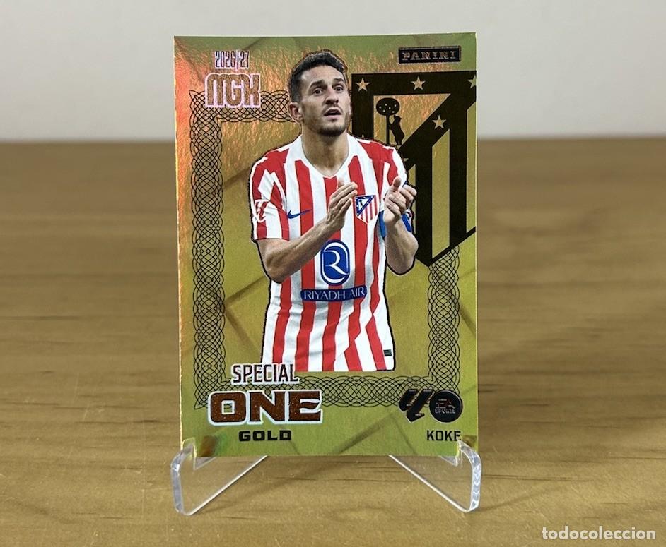 Figurine di Calcio: Koke Special One Gold &ndash; Megacracks LaLiga 2026-27 Panini Atl&eacute;tico de Madrid