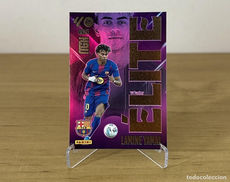 Cromos de f&uacute;tbol: Lamine Yamal Elite n&ordm;9 &ndash; Megacracks LaLiga 2026-27 Panini FC Barcelona