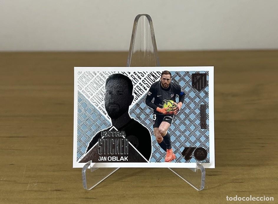 Cromos de f&uacute;tbol: Jan Oblak Extra Sticker Plata &ndash; LaLiga Este 2026-27 Panini Atl&eacute;tico de Madrid
