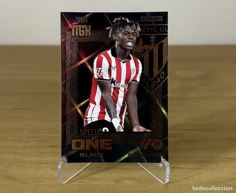 Cromos de f&uacute;tbol: Nico Williams Special One Black &ndash; Megacracks LaLiga 2026-27 Panini Athletic Club