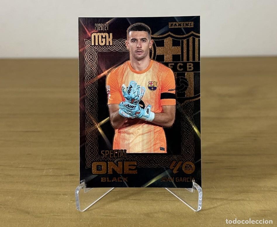 Cromos de f&uacute;tbol: Joan Garc&iacute;a Special One Black &ndash; Megacracks LaLiga 2026-27 Panini FC Barcelona