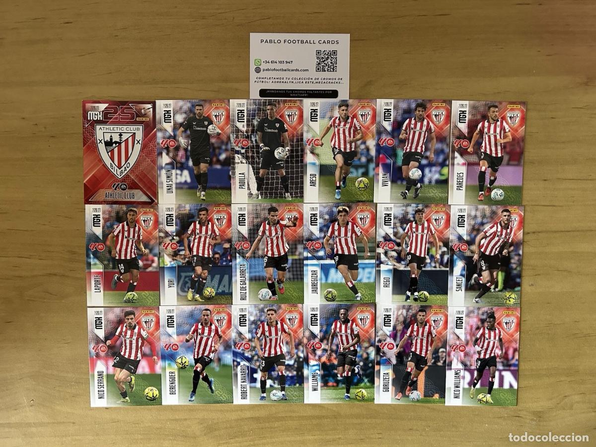 Cromos de f&uacute;tbol: Athletic Club Equipo Completo 18 Cards &ndash; Megacracks LaLiga 2026-27 Panini
