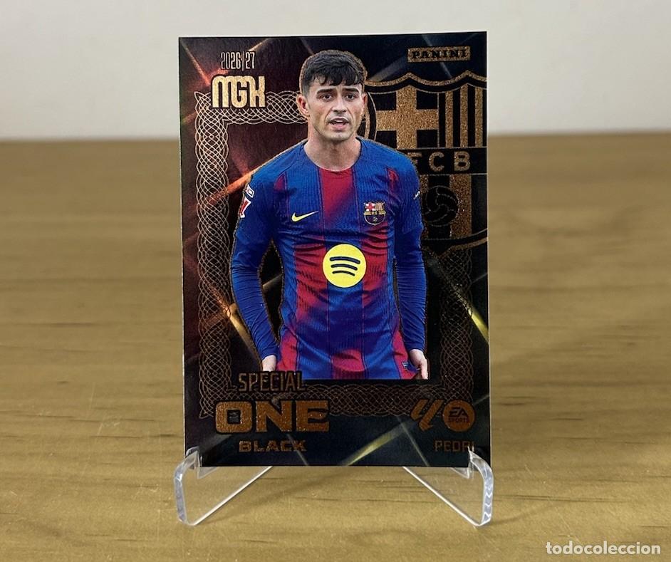 Cromos de f&uacute;tbol: Pedri Special One Black &ndash; Megacracks LaLiga 2026-27 Panini FC Barcelona