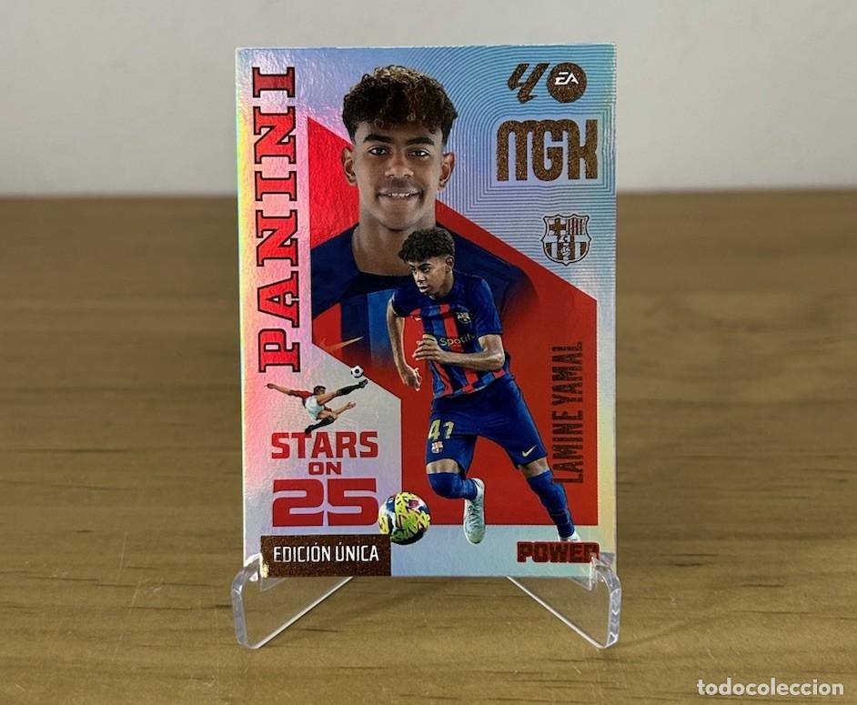 Cromos de f&uacute;tbol: Lamine Yamal Stars On 25 Power n&ordm;449P &ndash; Megacracks LaLiga 2026-27 Panini FC Barcelona