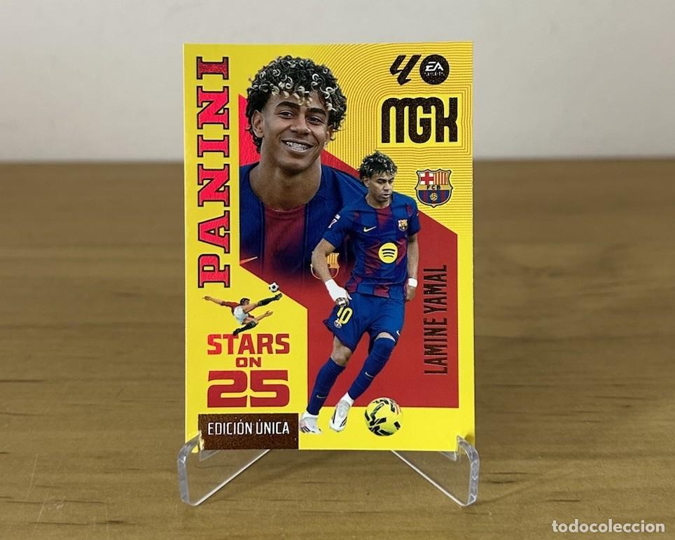 Cromos de f&uacute;tbol: Lamine Yamal Stars On 25 n&ordm;449 &ndash; Megacracks LaLiga 2026-27 Panini FC Barcelona