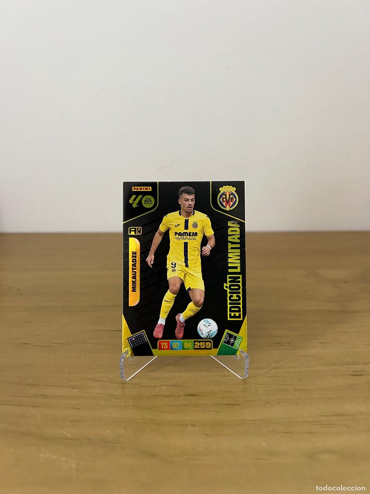 Cromos de Futebol: Georges Mikautadze Edici&oacute;n Limitada &ndash; Adrenalyn XL LaLiga 2025-26 Panini Villarreal CF